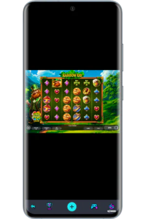 Irish slot game start interface