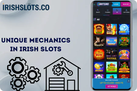 Unique mechanics in Irish slots